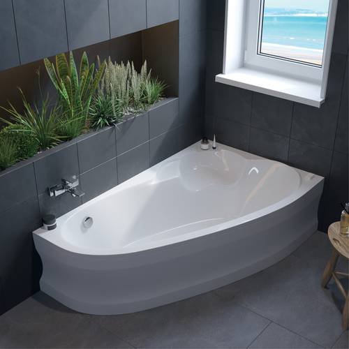 Ванна Koller Pool Nadine 170 L + сифон + ножки (NADINE170X100L+WBW0001+B70CМMA-57)