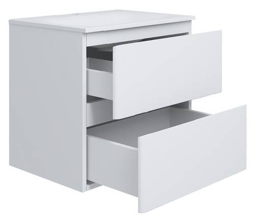 Тумба консольная белая с умывальником Koller Pool Trend 60cм (202260TR-0160)