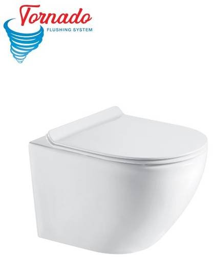 Подвесной унитаз Koller Pool ROUND Smart с сиденьем Soft-close (Tornado 3.0) (RN-0490-RQ3)