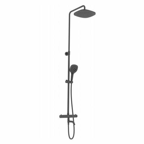 Душевая система IMPRESE CENTRUM SQ, черный матовый (T-10262SQ)