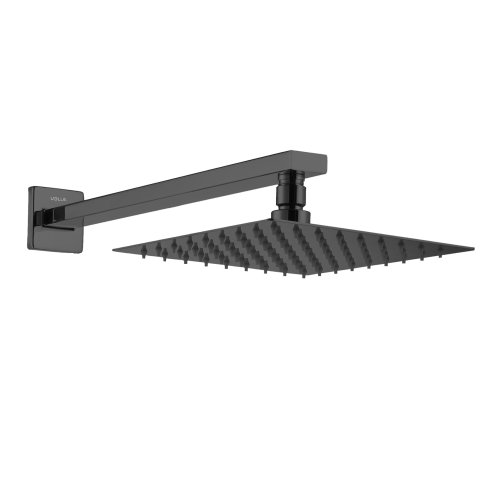 Верхній душ VOLLE CASCADA R85 , 250*250мм, кронштейн, SS, pistola gris (1586.180105)