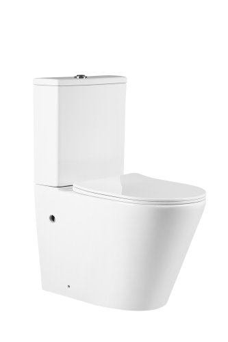 Унитаз напольный VOLLE LUGO Rimless, горизонтальный выпуск, нижний подвод 3/4,5л, сиденье Duroplast Slim slow-closing (1348.472007)