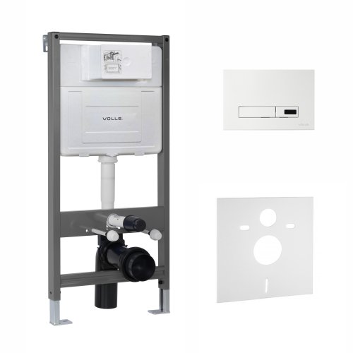 Інсталяції для унітазу VOLLE MASTER SENSOR комплект 4в1 (інсталяція, кріплення, прокладка, клавіша LARGO EVO SENSOR blanco) (2220.010305)