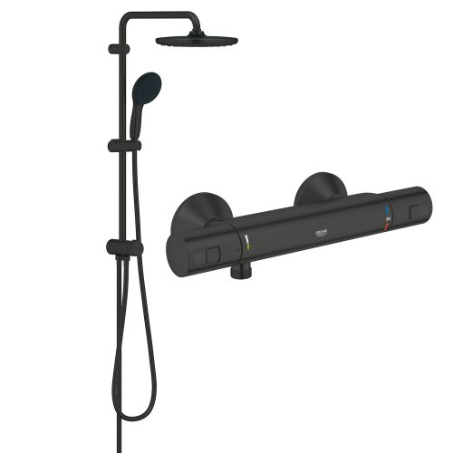 Душевая система Grohe QuickFix Vitalio Start 250 с термостатическим смесителем для душа Grohe QuickFix Precision Start 345942430