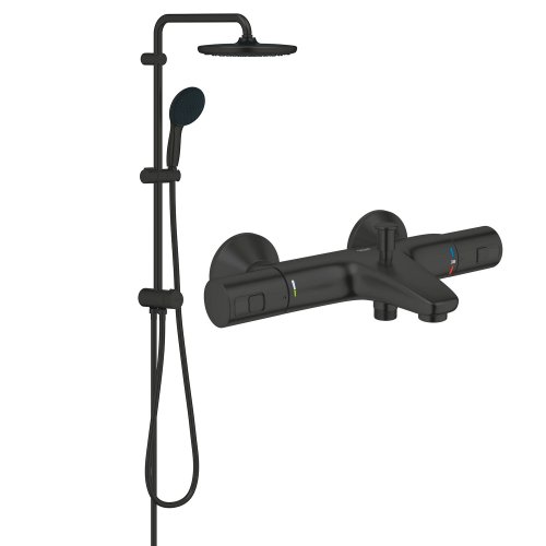 Душевая система Grohe QuickFix Vitalio Start 250 с термостатическим смесителем для ванны Grohe QuickFix Precision Start 345982430