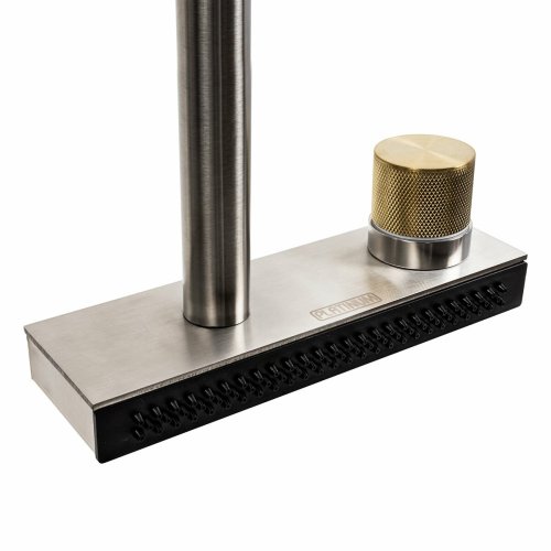 Змішувач під мийку "Водоспад" ZS84 Platinum (brushed)