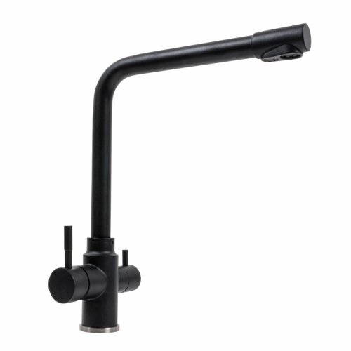 Смеситель под фильтр Platinum KT 8201 (8626) Черный матовый