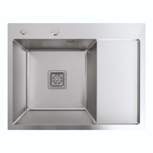 Мойка Platinum Handmade 650x500x230 L нержавейка (квадратный сифон 3,0/1,0)