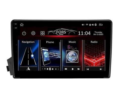 Штатная магнитола FORS.auto FS 4 PRO для SsangYong Actyon/Kyron (4+64Gb, 9") 2005-2011