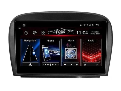 Штатная магнитола FORS.auto FS 4 MAX для Mercedes-Benz SL-Class (R230) (4+32Gb, 9") 2004-2011