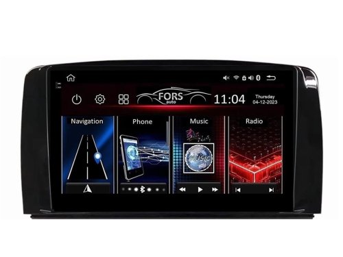 Штатная магнитола FORS.auto FS 4 MAX для Mercedes-Benz R-Class (4+32Gb, 9") 2005-2013