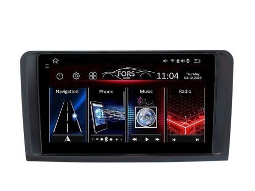 Штатная магнитола FORS.auto FS 4 PRO для Mercedes-Benz ML-Class W164 (4+64Gb, 9") 2006-2011