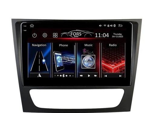 Штатная магнитола FORS.auto FS 4 MAX для Mercedes-Benz E-Class W211 (4+32Gb, 9") 2012-2015