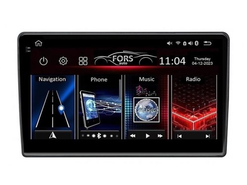 Штатна магнітола FORS.auto FS 4 MAX для Volkswagen Touran/Passat/Golf/Tiguan/T5 (4+32Gb, 10") 2009