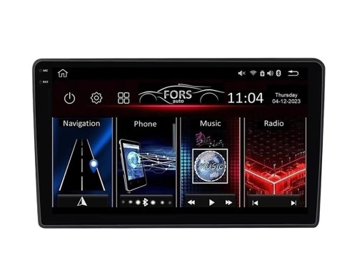 Штатная магнитола FORS.auto FS 4 PRO для Volkswagen Touareg (4+64Gb, 9") 2003-2010