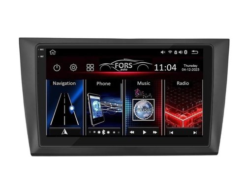 Штатная магнитола FORS.auto FS 4 MAX для Volkswagen Golf 6 (4+32Gb, 9") 2008-2012