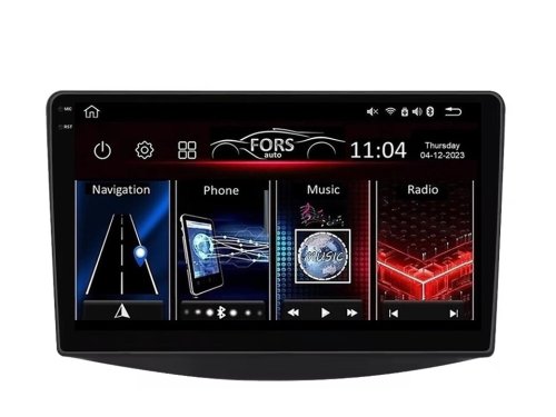 Штатная магнитола FORS.auto FS 6 MAX для Mitsubishi Grandis (6+128Gb, 9") 2003-2011