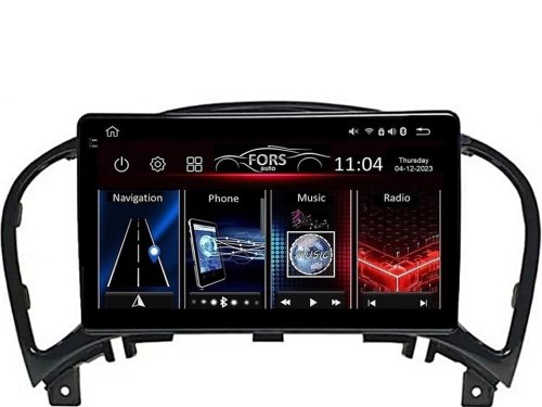Штатная магнитола FORS.auto FS 4 PRO для Nissan Juke (4+64Gb, 9") 2011-2016