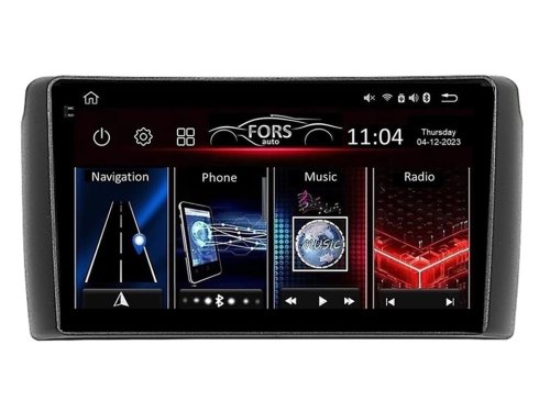 Штатна магнітола FORS.auto FS 4 MAX для Nissan Leaf (4+32Gb, 9") 2009-2017