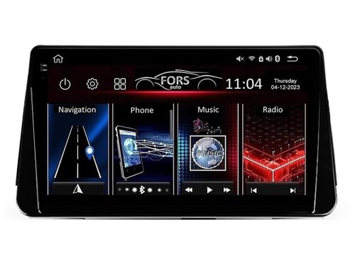 Штатная магнитола FORS.auto FS 6 MAX для Nissan Micra/Kicks (6+128Gb, 10") 2017-2019