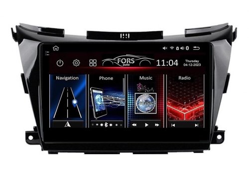 Штатна магнітола FORS.auto FS 4 MAX для Nissan Murano (4+32Gb, 10") 2015-2020