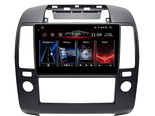 Штатна магнітола FORS.auto FS 4 PRO для Nissan Navara (4+64Gb, 9") 2006-2012