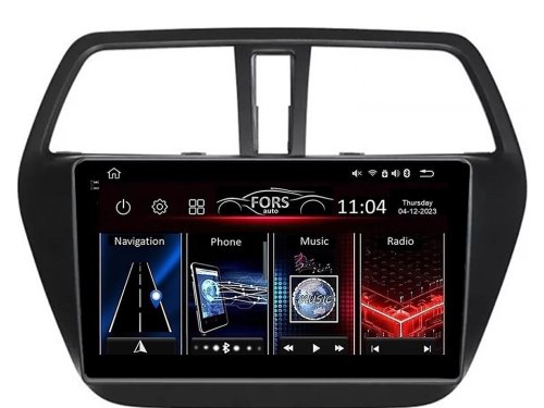 Штатна магнітола FORS.auto FS 6 MAX для Suzuki SX4/S-Cross (6+128Gb, 9") 2014-2017