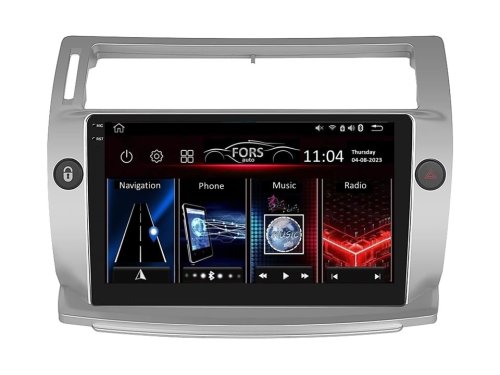 Штатная магнитола FORS.auto FS 2 PRO для Citroen C-Quatre/C-Triomphe (2+32Gb, 9", LHD) 2008-2011