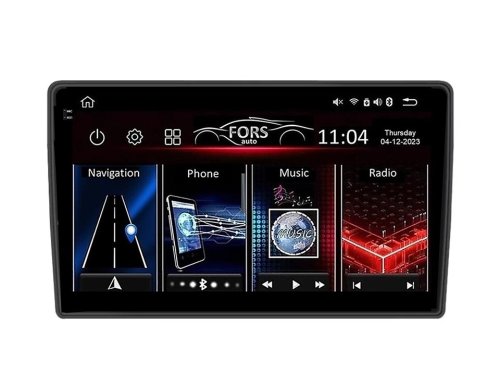 Штатная магнитола FORS.auto FS 4 PRO для Ford Focus (4+64Gb, 9") 2005-2008