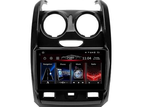 Штатна магнітола FORS.auto FS 4 PRO для Renault Duster (4+64Gb, 9") 2015-2020