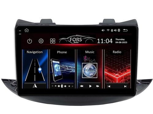 Штатна магнітола FORS.auto FS 6 MAX для Chevrolet Trax (6+128Gb, 9") 2017-2019