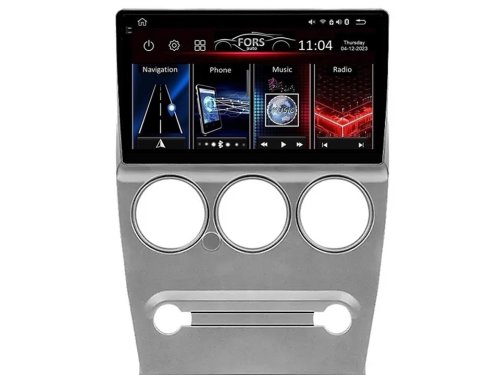 Штатная магнитола FORS.auto FS 6 MAX для Citroen C-Elysee (6+128Gb, 9", silver) 2008-2013