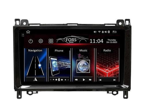 Штатная магнитола FORS.auto FS 6 MAX для Mercedes-Benz A-Class (W169) 2004-2012/B-Class (W245) 2005-2011/Vito (W639)/Viano (W639) 2006-2014/Sprinter (W906) + (6+128Gb, 9")