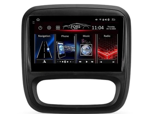 Штатная магнитола FORS.auto FS 6 MAX для Renault Trafic/Opel Vivaro (6+128Gb, 9") 2014-2020