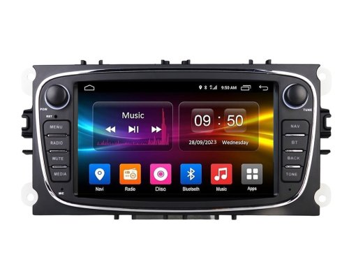 Штатная магнитола FORS.auto M150 Ford Focus/Mondeo/S-Max/C-Max/Kuga/Fiesta/Fusion (7 inch, 2+32Gb, black) 2005-2011