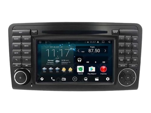 Штатна магнітола FORS.auto M200 для Mercedes-Benz ML-Class (7", 2+32Gb, CarPlay) 2005-2012