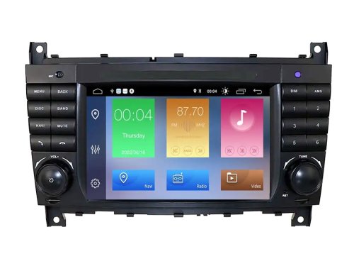 Штатна магнітола FORS.auto M200 для Mercedes-Benz W203 ZQ (7", 2+16Gb, CarPlay) 2004-2008