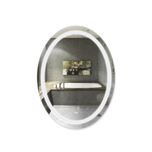 Зеркало Lidz Vida 800х600 с LED-подсветкой Touch, с антизапотеванием, с димером, рег. яркости LD78LF6080