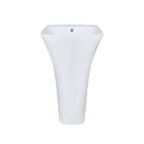 Раковина напольная моноблок Qtap Crow 450x435x835 White QT0511G315WN