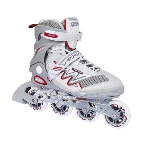 Роликовые коньки Tempish TEMPER TOP II LADY (Красный, Размер 37)