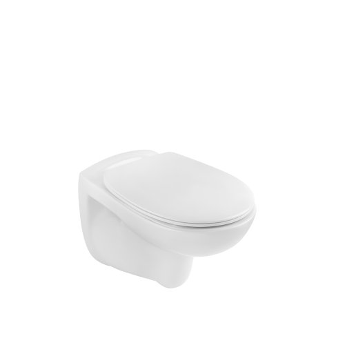 Унитаз подвесной безобедочный Kroner Oker WHI533536 RIMLESS с сиденьем (KO533536WHIR)