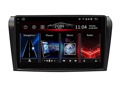 Штатная магнитола FORS.auto FS 2 PRO для Mazda 3 Axela (2+32Gb, 9") 2004-2009