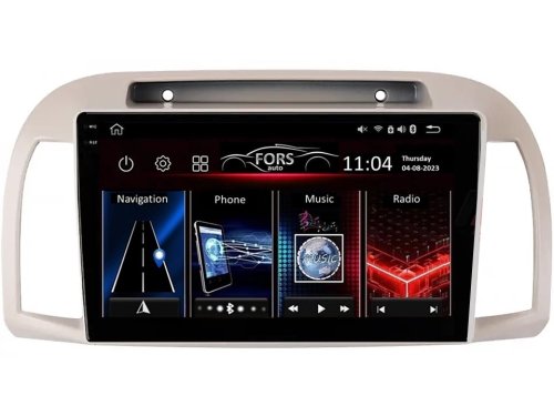 Штатная магнитола FORS.auto FS 2 PRO для Nissan March (2+32Gb, 9") 2002-2010