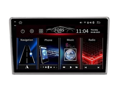 Штатная магнитола FORS.auto FS 2 PRO для Peugeot 407 (2+32Gb, 9", silver) 2004-2008