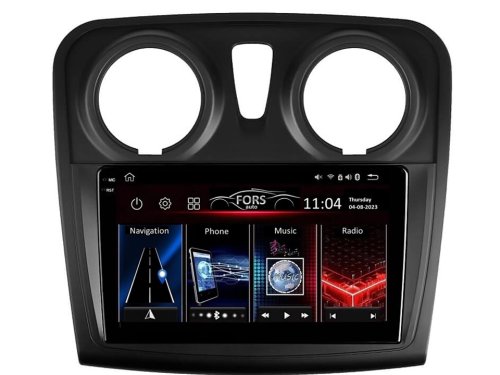Штатная магнитола FORS.auto FS 2 PRO для Renault Sandero/Logan (2+32Gb, 9") 2017+