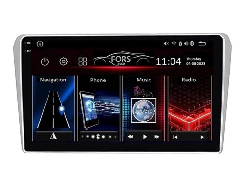 Штатная магнитола FORS.auto FS 2 PRO для Toyota Avensis (2+32Gb, 9", silver) 2002-2008