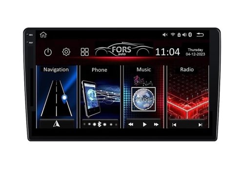 Штатная магнитола FORS.auto FS 4 MAX Qled для Audi A3 (4+32Gb, 9") 2003-2013