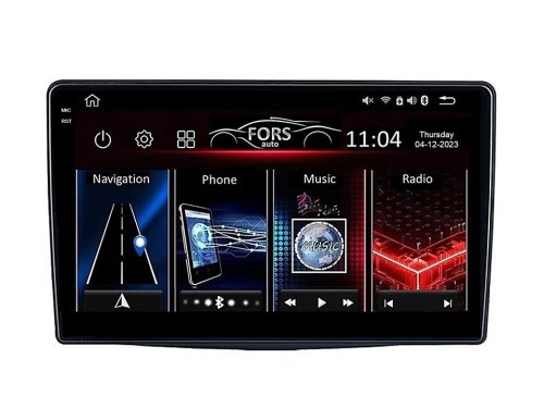 Штатная магнитола FORS.auto FS 4 MAX Qled для Fiat 500L (4+32Gb, 10") 2012+