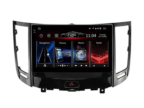 Штатная магнитола FORS.auto FS 4 MAX Qled для Infiniti FX35/FX37 (4+32Gb, 9") 2013+