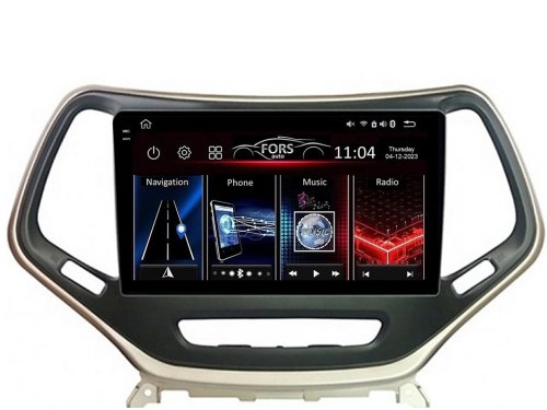 Штатная магнитола FORS.auto FS 4 MAX QLed для Jeep Cherokee (4+32Gb, 10") 2014-2017